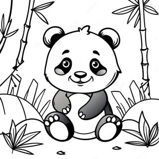 Sopo Panda Bambujen Keskella Varityskuva 44783-37225