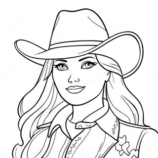 Cowgirl Barbie Varittamissivu 45633-37896