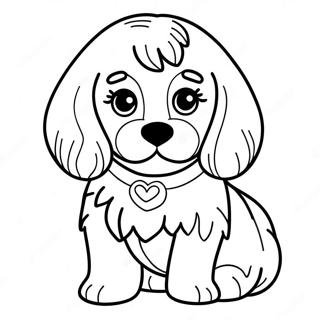 Cavapoo Värityskuvat