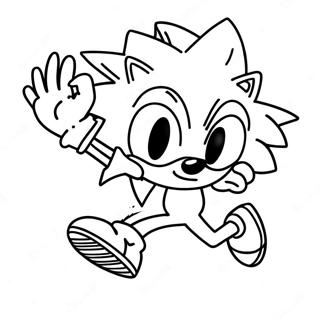 Sonic Juoksee Nopeasti Varityssivu 47334-39389