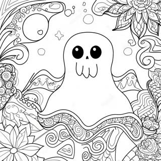 Kauhea Halloween Zentangle Aave Varityssivu 48115-40002