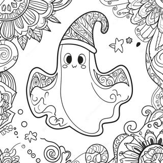 Kauhea Halloween Zentangle Aave Varityssivu 48115-40003