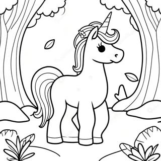 Afro Unicorn Värityskuvat