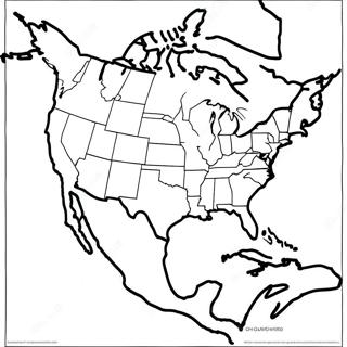 Pohjois Amerikan Kartan Varittamissivu 48804-40548