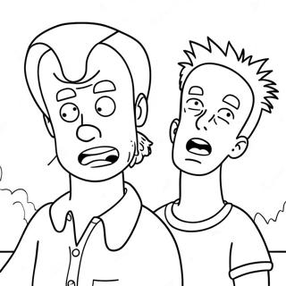 Beavis Ja Butthead Värityskuvat