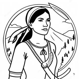 Rohkea Sacagawea Kompassin Kanssa Varityssivu 49175-40843