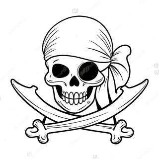 Varikas Piraatti Jolly Roger Varittamissivu 49825-41564