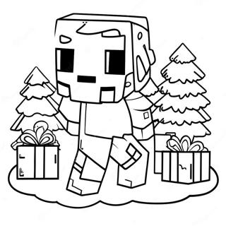 Minecraft Joulupukki Creeper Varityssivu 50115-41812