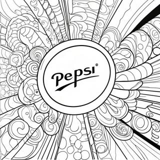 Pepsi Logo Varittamissivu 50254-41914