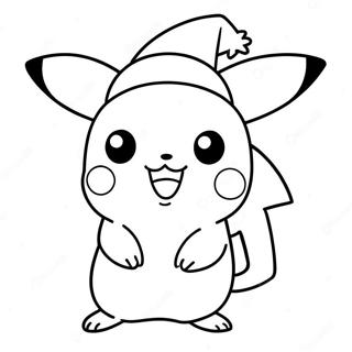 Pikachu Jouluhatussa Varityssivu 5053-4053