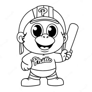 Sopo Phillies Maskotti Varityssivu 5083-4077