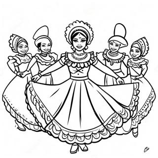 Folklorico Värityskuvat