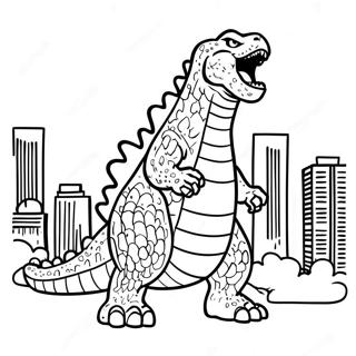 Godzilla Karjuu Kaupungissa Varityssivu 51665-43027