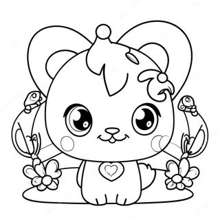 Sopot Jewelpet Kaverit Varityssivu 52086-43360