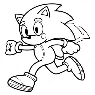 Sonic Juoksee Nopeasti Varityssivu 53308-44308