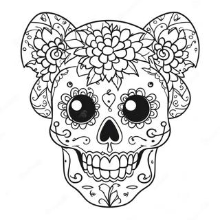 Elain Dia De Los Muertos Varittamissivu 53468-44407