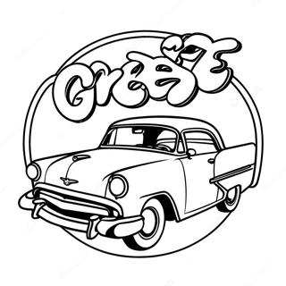 Grease Elokuvan Logo Varityssivu 53618-44692