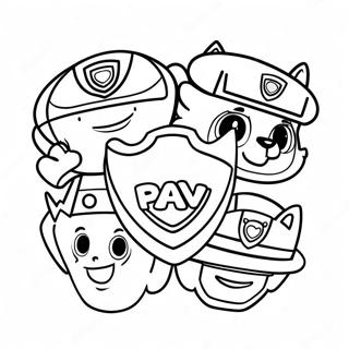 Paw Patrol Merkit Varityssivu 53648-44719