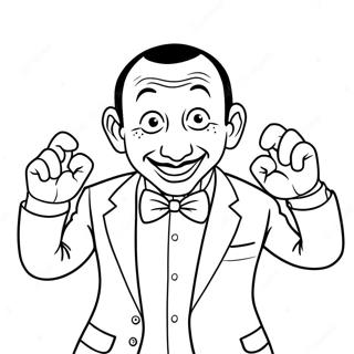 Pee Wee Herman Hassussa Asennossa Varittamissivu 53829-44865