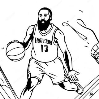 James Harden Dunkkaamassa Koripalloa Varityssivu 53899-44918