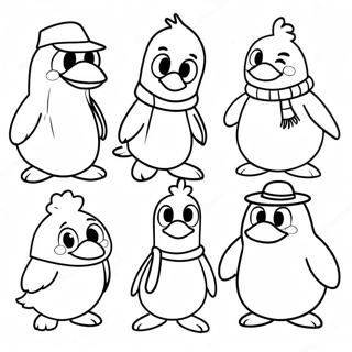 Iloiset Club Penguin Hahmot Varityskuva 54602-45449