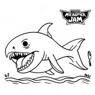 Megalodon Monster Jam Varityskuva 54621-45460