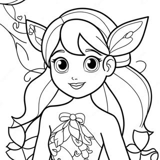 Winx Club Flora Värityskuvat