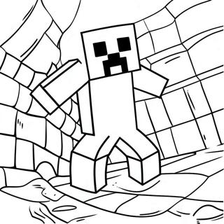 Minecraft Creeper Toiminassa Varityssivu 54752-45567