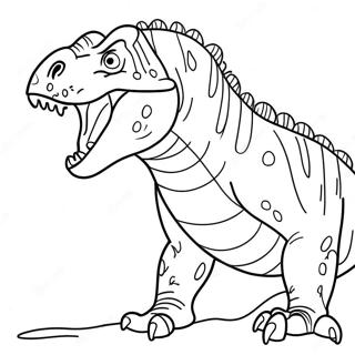 Pelottava Allosaurus Karjuen Varityssivu 54972-45747