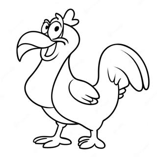 Foghorn Leghorn Koomisesti Asettuneena Varityssivu 55222-45948