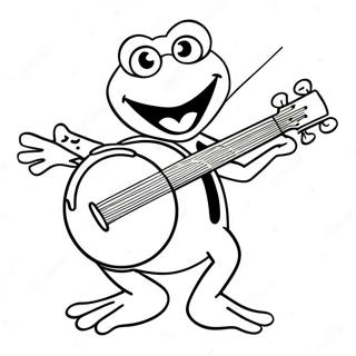 Kermit Soittamassa Banjoa Varittamissivu 55342-46046