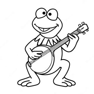 Kermit Soittamassa Banjoa Varittamissivu 55342-46048