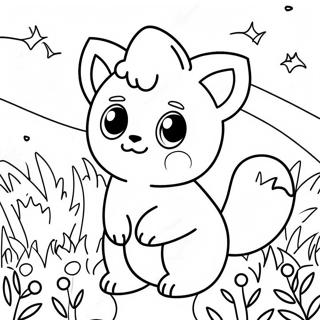 Sopo Vulpix Kukkakentalla Varityssivu 56252-46761