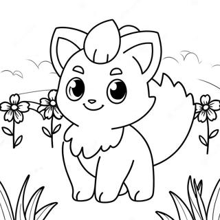 Sopo Vulpix Kukkakentalla Varityssivu 56252-46763