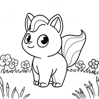 Sopo Vulpix Kukkakentalla Varityssivu 56252-46764