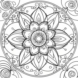 Lotus Kukka Mandala Varityssivu 56951-47319