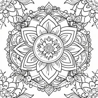 Lotus Kukka Mandala Varityssivu 56951-47320