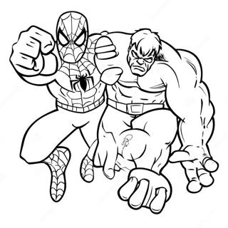 Spiderman Ja Hulk Varityssivu 56961-47330