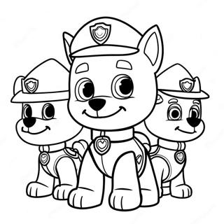 Paw Patrol Halloween Värityskuvat