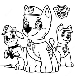 Paw Patrol Halloween Varittamissivu 57263-47626