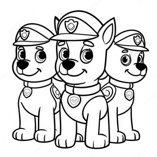 Paw Patrol Halloween Varittamissivu 57263-47628