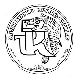 Kentuckyn Yliopiston Logo Varittamissivu 57273-47631