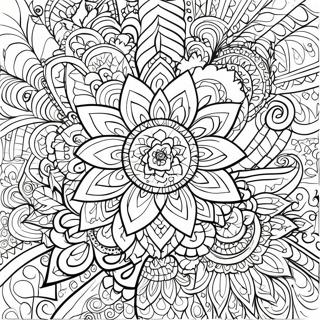 Intialainen Mandala Varittamissivu 57684-47955