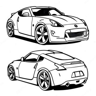 Nissan 370z Urheiluauto Varityssivu 57844-48084