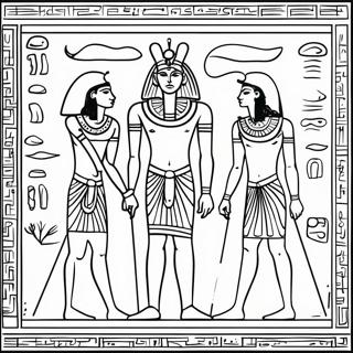 Muinaiset Egyptilaiset Hieroglyfit Varittamissivu 58736-48795