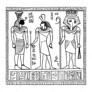 Muinaiset Egyptilaiset Hieroglyfit Varittamissivu 58736-48796