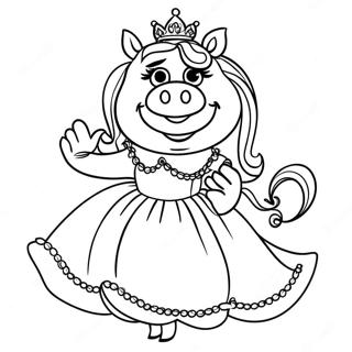 Miss Piggy Loistavassa Mekossa Varittamissivu 59647-49519