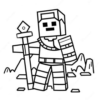 Minecraft Warden Värityskuvat