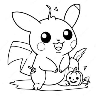 Halloween Pikachu Varittamissivu 6114-4883