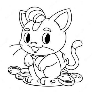 Sopo Meowth Kolikoiden Kanssa Varityssivu 61807-51231